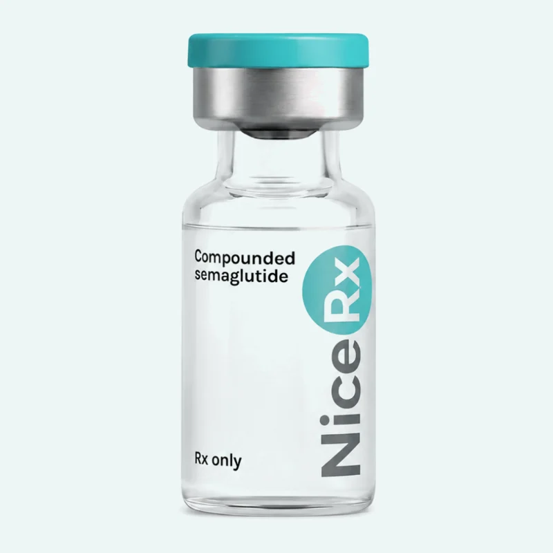 Compounded semaglutide vial