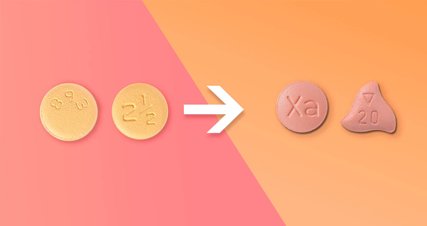 Switching from Eliquis to Xarelto for blood clots