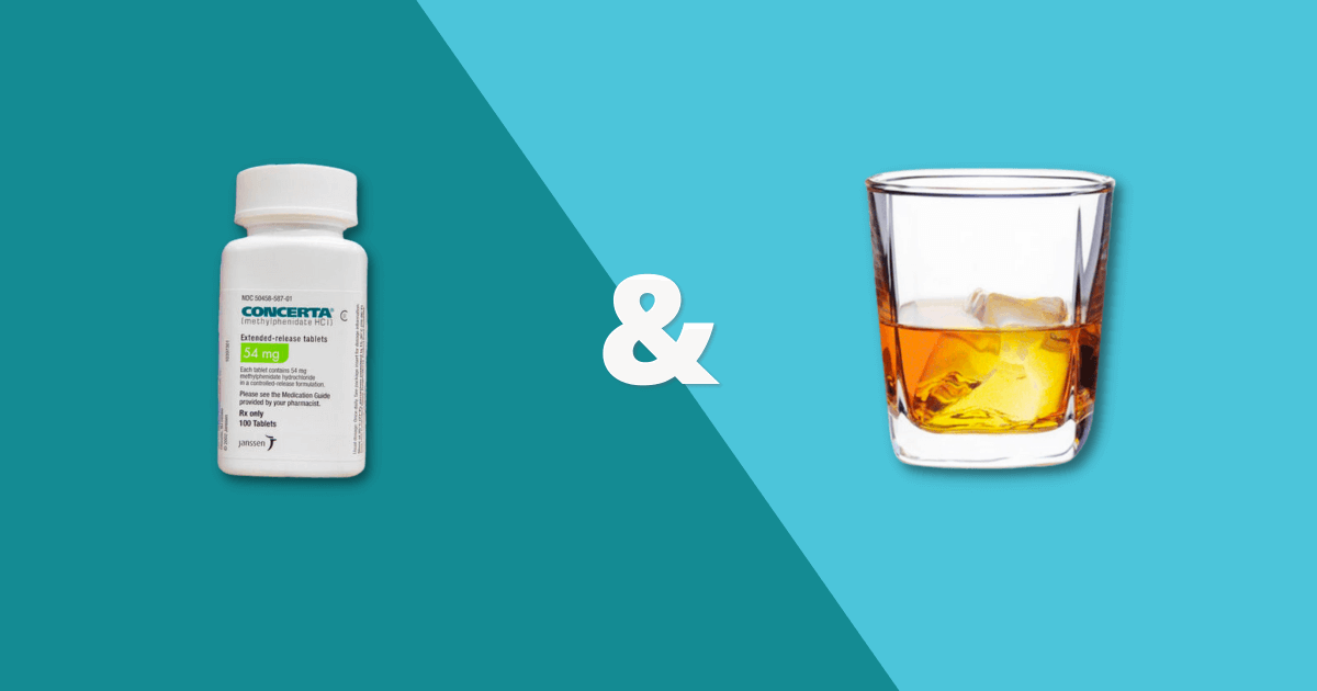 Concerta and alcohol