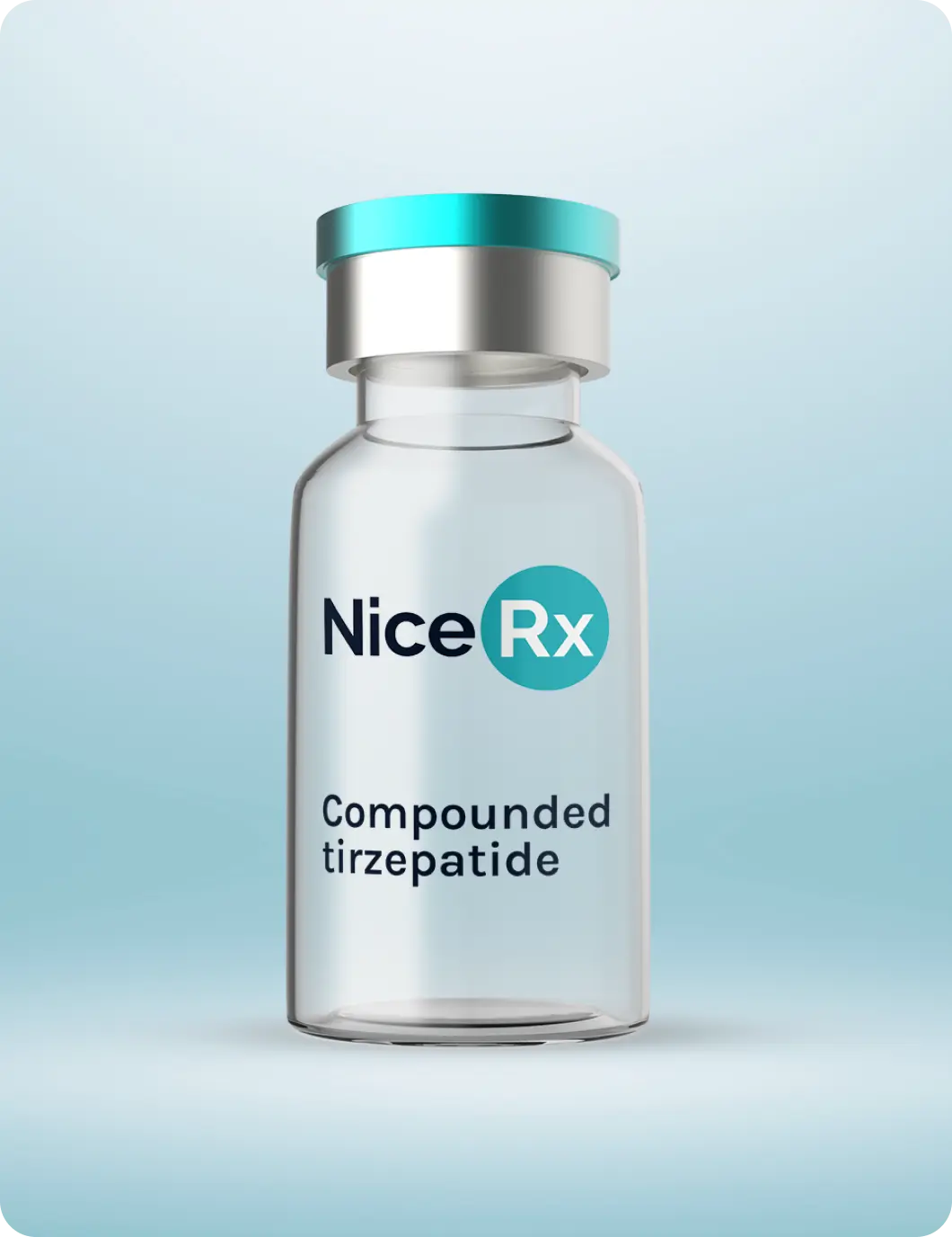 Compounded tirzepatide vial