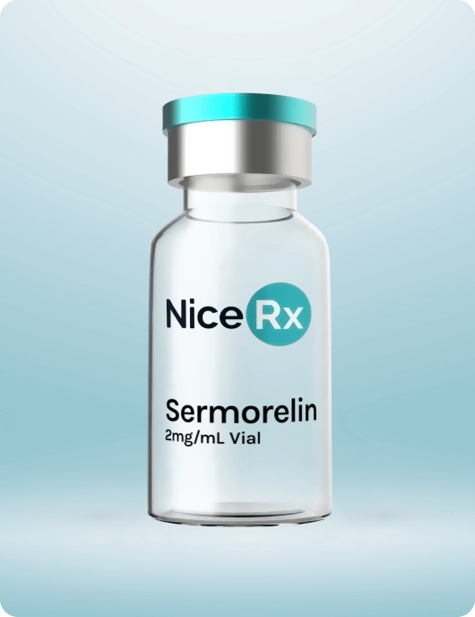 Sermorelin injection vial
