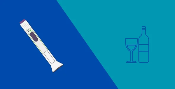 Tirzepatide and alcohol