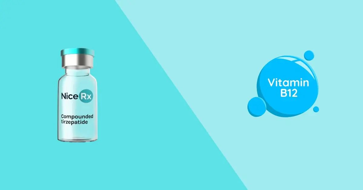 Tirzepatide with b12