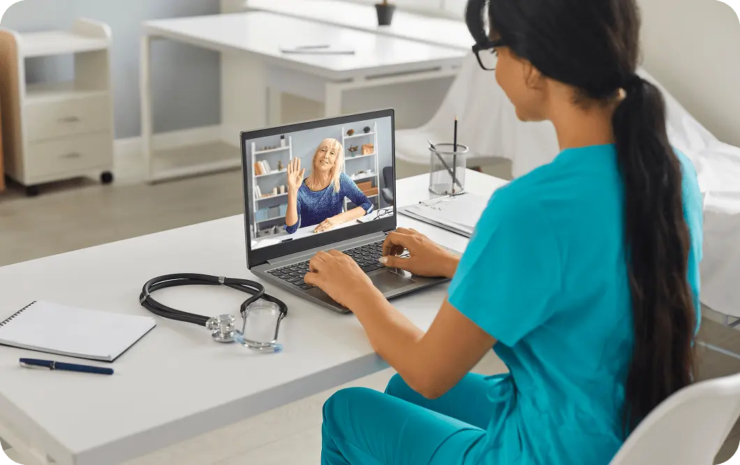 Connect with a provider online