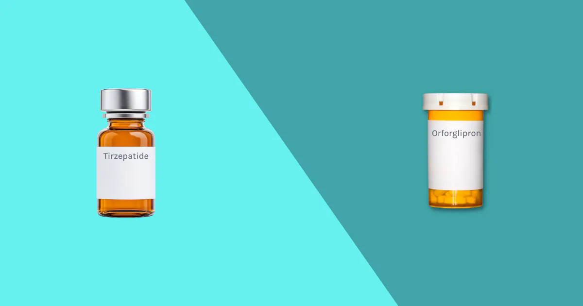 Orforglipron vs tirzepatide