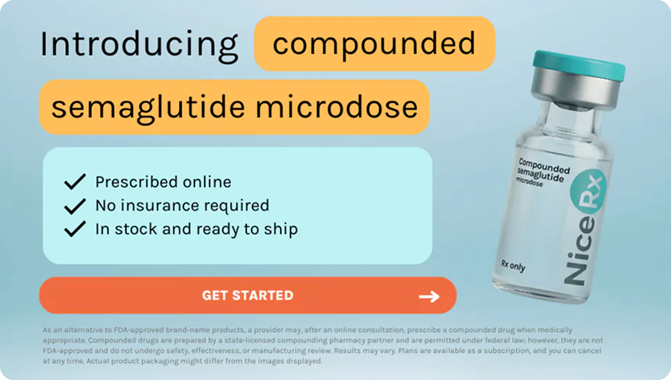 Compounded semaglutide microdose